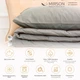 Летний постельный комплект MirSon №2675 BamBoo 16-5803 Geronimo одеяло 140x205 см + наволочки 2 х 50х70 см (2200003114140) - изображение 2