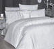 Комплект постельного белья First Choice Vip Satin Moonlight 200x220 см Hillary White - изображение 1