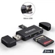 Хаб USB Hub Card Reader Stone SD/TF microUSB ST-CR001 - изображение 1