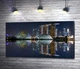 Картина Ночной вид на сады возле Залива (Gardens by the Bay) в Сингапуре 130x73 см Модуль №1 (001364) - изображение 1