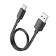 Кабель HOCO X96 Hyper 27W charging data cable USB to Type-C 0.25m Black (6942007609401) - изображение 1