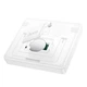 Термогігрокметр HOCO HX41 Indoor electronic clock with hygrothermometer White (6942007647830) - зображення 5