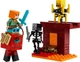 Конструктор LEGO Minecraft Битва з лавою у Незері 99 деталей (21266) - зображення 3