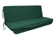 Чехол матраса для качелей водоотталкивающий eGarden BOX 170x110x6 темно-зеленый - изображение 2