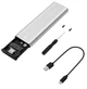 Карман для SSD M2 NGFF USB3.1 - Type-C SATA,B key. серебристый - изображение 2