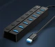 USB hub хаб 3.0 7 портов. Дополнительное питание. - изображение 5
