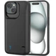Чехол-зарядка iBattery для iPhone 15 Bracket 5000 mAh black - изображение 3