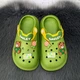 Кроки дитячі для хлопчика Fashion зелені з ведмедиком 34/35р (20 см) 5783 - зображення 1