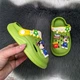 Кроксы детские для мальчика Fashion зеленые с собачкой 29/30р (18 см) 5785 - изображение 3