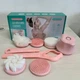 Электрическая массажная щетка для тела Cleaning Brush, щетка-массажер с 5 сменными насадками Розовая BRC-77-Pink - изображение 1