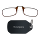 Окуляри для читання Thinoptics 2.00, коричневі / Брелок для ключів чорний (KCB2.0Br) - зображення 1