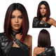 Парик Medium Ombre Brisa, натуральные синтетические волосы Шоколад - изображение 2