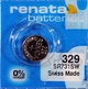 Батарейка годинникова Renata 329, V329, D329, SR731SW - зображення 2