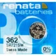 Батарейка часовая Renata 362, V362, D362, SR721SW, SR58, 601 - изображение 2