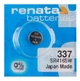 Батарейка часовая Renata 337, V337, SR416SW - изображение 2