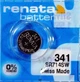 Батарейка часовая Renata 341, V341, SR714SW, 627 - изображение 2