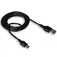 Дата-кабель USB XO NB103 2.1A Quick Charge Type-C 2m black - зображення 2
