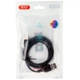 Дата-кабель USB XO NB103 2.1A Quick Charge Type-C 2m black - зображення 3