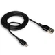 Дата-кабель USB XO NB103 2.1A Quick Charge Lightning 1m black - зображення 2