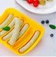 Силиконовая форма для сосисок колбасок Sausage Silicone Mold 6 ячеек Желтая - зображення 9