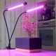 Фитолампа USB для роста растений на 2 лампы гибкая, светодиодная LED фито лампа полного спектра профессиональная 2 ветки на прищепке светильник для комнатных цветов орхидей рассады лед фитолампа на два фитосветильника для подсветки и регулировки яркости - изображение 8
