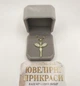 Кулон на ланцюжку "Янгол Охоронець" з прозорими цирконами ювелірна сталь з покриттям золотом Xuping Jewelry упакований у оксамитову коробочку (16236) - зображення 5