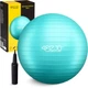 Мяч для фитнеса (фитбол) 4FIZJO 65 см Anti-Burst Mint (P-5905973404761) - изображение 1