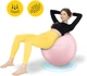 Мяч для фитнеса (фитбол) 4FIZJO 85 см Anti-Burst Pink (P-5907739317421) - изображение 11