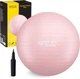 Мяч для фитнеса (фитбол) 4FIZJO 85 см Anti-Burst Pink (P-5907739317421) - изображение 1
