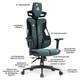 Геймерське крісло Cyberlux V8 Fabric Green (арт. GM-V8 FZ) - изображение 3