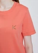 Футболка KOCCA женская коралловая (P25PTS5532ABUN10152-S) - изображение 4