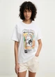 Футболка женская MOSCHINO JEANS S белая (251K2A071637322001-S) - изображение 1