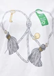 Футболка MOSCHINO JEANS женская белая (251K2A071137321001-L) - изображение 5