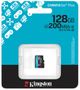 Карта пам`яті Kingston microSDXC 128GB Canvas Go! Plus G4 Class 10 UHS-I U3 V30 A2 (SDCG4/128GBSP) - изображение 4