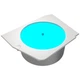 Платформа демонстраційна для корпусу fv270 Cougar fv270 Platform White - зображення 1