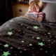 Плед плюшеве покривало Blanket kids Magic Star 150х100 см флісова ковдра, що світиться в темряві. Сірий 5057294 - зображення 9