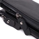 Практичный кожаный кошелек на три отделения ST Leather 23111 Черный - изображение 8