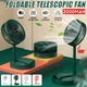 Мини вентилятор Telescopic Folding Fan с USB, Портативный настольный вентилятор для охлаждения дома, рабочего места - изображение 4