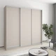 Шкаф-купе трехдверный MebelStar Комбо AL 3ДСП 210x45x240 см Кашемир (MBS-1668) - изображение 1