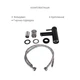 Комплект змішувачів Lidz Aria Black: Душова система LDARI1030BLA43373 + Змішувач для раковини LDARI001FBLA43367 - зображення 6