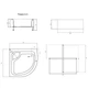 Душевой поддон Lidz KAPIELKA ST90x90x41 - изображение 2