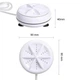 Машинка стиральная ультразвуковая портативная Wash Ultrasonic от USB и повербанка белый (1837585109) - изображение 9