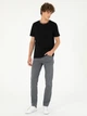 Футболка бавовняна довга чоловіча U.S. Polo Assn G081SZ011-000-2006751 (siyah) XL Чорна (8683857773529) - зображення 4