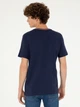 Футболка бавовняна довга чоловіча U.S. Polo Assn G081SZ011-000-2006751 (lacivert) XL Темно-синя (8683857773567) - зображення 2