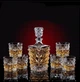 Набор Декантер для крепких напитков Crystal 750 мл бокалы 6 шт 300 мл Хрустальное стекло - изображение 1