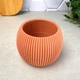 Горшок-шар для кактуса 1,2 л Персик CORAL KRS-364 - изображение 3