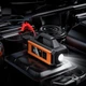 Бустер-насос для авто HOCO QS4 Intelligent air pump with emergency start-up power bank 10000mAh, 360A, 800A, 1.8-3.8 bar, black - изображение 7