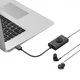 Внешняя звуковая карта ORICO SC2 3-in-1 USB, с регулятором, black - изображение 6