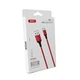 Кабель заряджання XO NB143 USB - Type-C (2.4A) (2M) Червоний - зображення 2