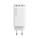 Мережевий зарядний пристрій ColorWay GaN Mini 65W PD Port PPS USB (USB-2C1A) White (CW-CHS058PD-WT) - зображення 3